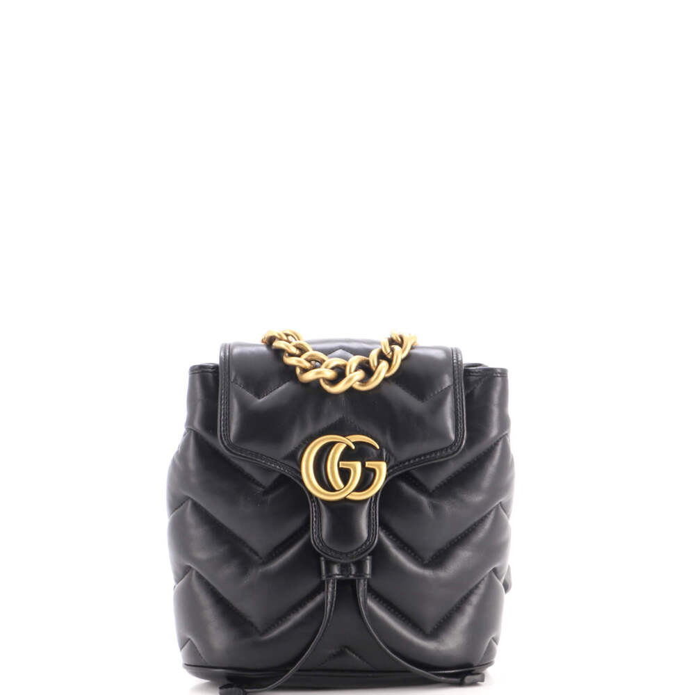 Gucci Mini GG Marmont Flap Backpack